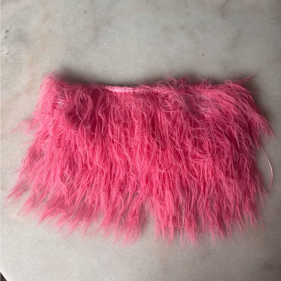 Urban Outfitters Tops - Urban Outfitters Pink Feathered bandeau